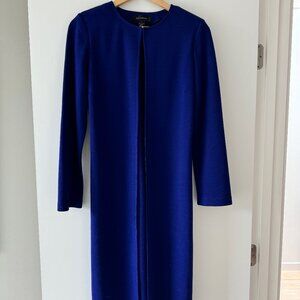Beautiful Royal Blue St John Sweater coat, size 6